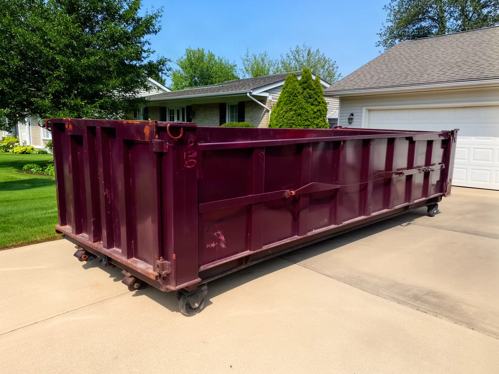 Roll-off dumpster from Deep South Dumpster Rental Inc. in Montgomery, AL